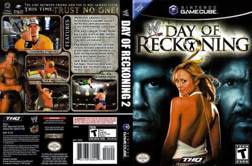 WWE Day Of Reckoning 2 Cover - Click for full size image